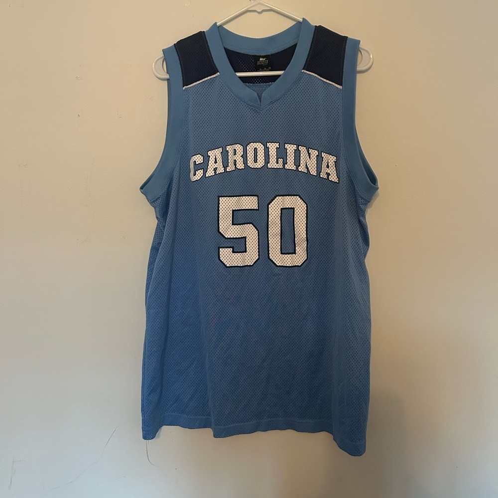 Vintage UNC Carolina Tar Heels Basketball Jersey #50 Sports Specialties